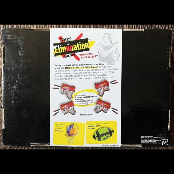 Vintage  Nerf Elimination Blaster Game Nerf   Factory Sealed  Discontinued Rare - Picture 7 of 10